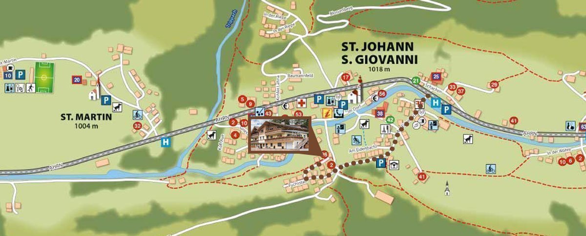 Map of the area S. Giovanni